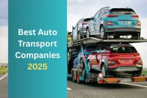 multiple cars loaded on open trailer